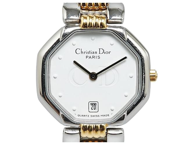 Dior Quartz Octagon Swing Watch Metal Quartz D48 203 in Good condition  ref.1387603