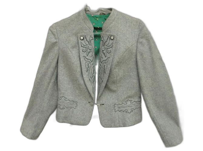 Autre Marque Grey Wool Austrian Jacket
