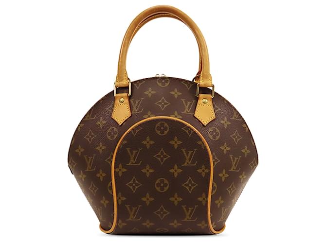 Louis Vuitton Brown Monogram Ellipse PM Leather Cloth  ref.1387761