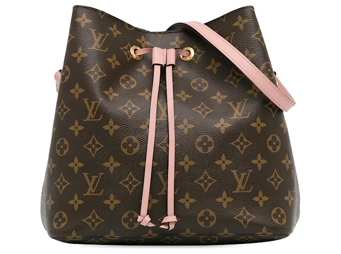 Néonoé Louis Vuitton Brown Monogram Neonoe MM Cloth Pony-style calfskin  ref.1387765