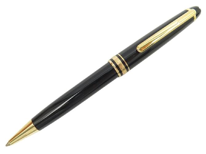 MONTBLANC PENNA A SFERA MEISTERSTUCK CLASSIC ORO MB132453 PENNA A SFERA Nero Resina  ref.1387788