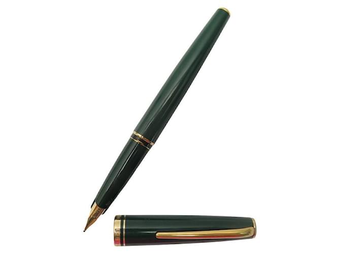 VINTAGE STYLO MONTBLANC GENERATION PLUME RESINE VERTE RESIN FOUNTAIN PEN Résine  ref.1387795