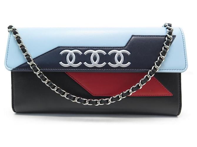 CHANEL HANDBAG WALLET ON CHAIN AIRLINE WOC LEATHER POUCH BOX HAND BAG Multiple colors  ref.1387827