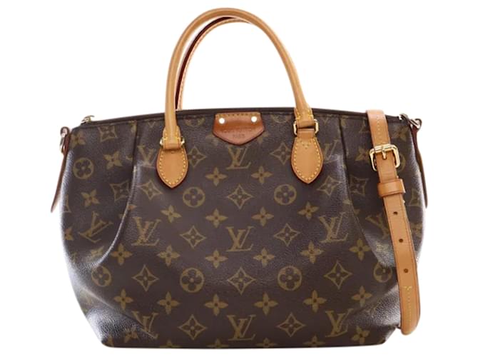 Louis Vuitton Turenne PM Marrone Rosso Tela  ref.1387903