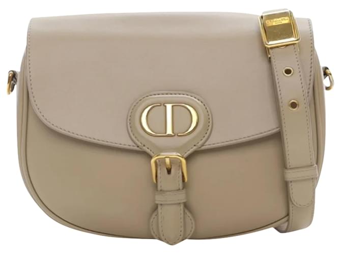 Dior Medium Bobby Bag Brown Beige Leather Pony-style calfskin  ref.1387910