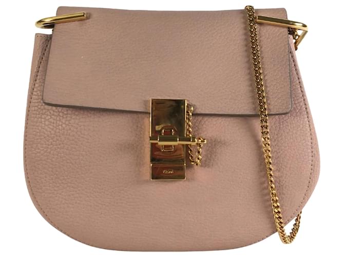 Chloé Chloe Drew Pink Leather  ref.1387940