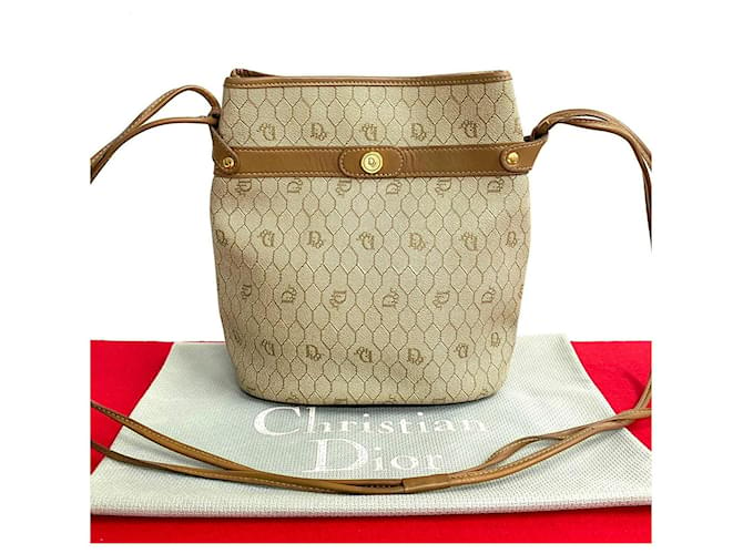 Dior Honeycomb Canvas Crossbody Bag Canvas Crossbody Bag in Good condition Cloth  ref.1387975