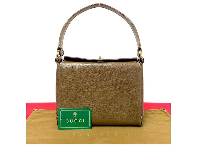 Bolsa de couro Gucci Bolsa de couro em bom estado  ref.1388012