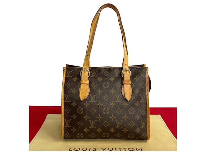 Bolsa de ombro Louis Vuitton Popincourt Haut Canvas M40007 em bom estado Lona  ref.1388024