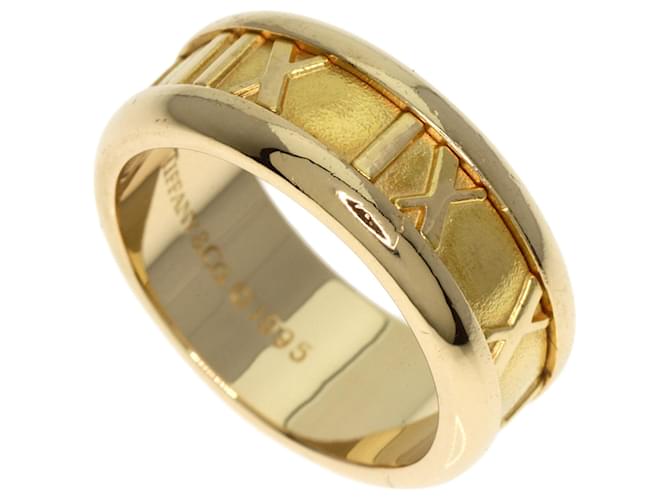 Tiffany & Co Atlas ring Golden White gold  ref.1388028