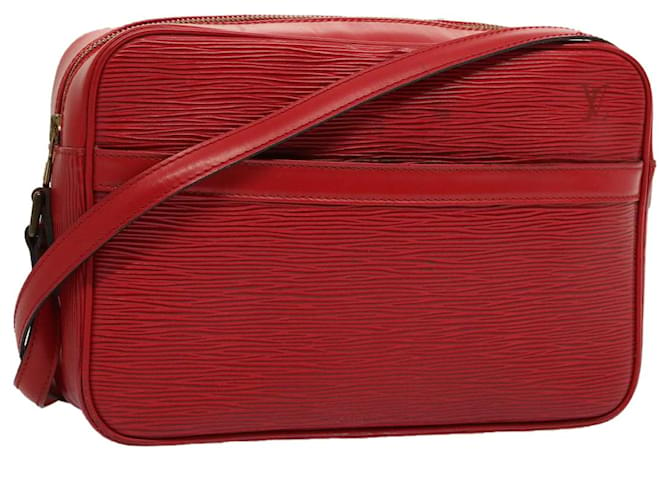 LOUIS VUITTON Sac bandoulière Epi Trocadero 27 Rouge M52317 Auth LV 74909 Cuir  ref.1388072