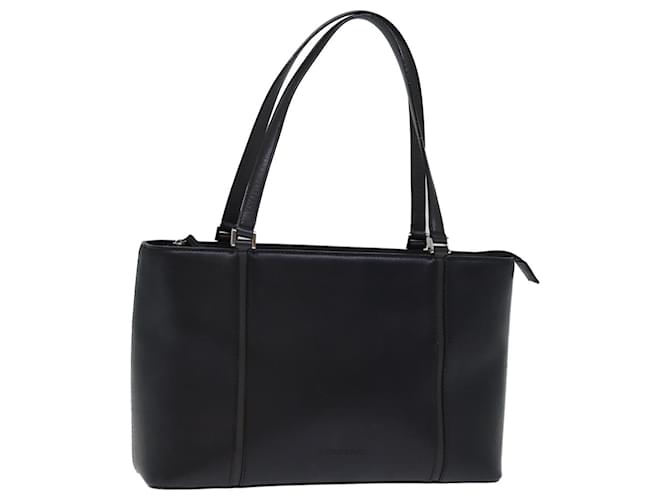 BURBERRY Tote Bag Leather Black Auth bs14319  ref.1388114