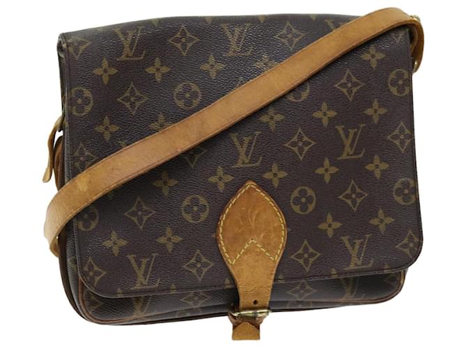 LOUIS VUITTON Monogram Cartouchiere GM Shoulder Bag M51252 LV Auth 73937 Cloth  ref.1388141