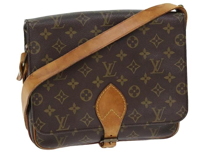 LOUIS VUITTON Monogram Cartouchiere GM Shoulder Bag M51252 LV Auth 74128 Cloth  ref.1388178