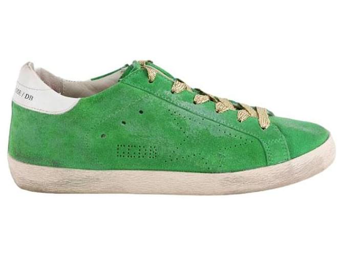 Golden Goose Superstar Suede Sneakers White Deerskin  ref.1388196