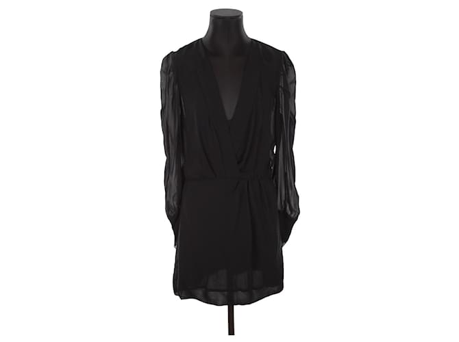 Iro Silk dress Black  ref.1388206
