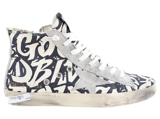 Golden Goose White Francy sneakers Cloth  ref.1388208