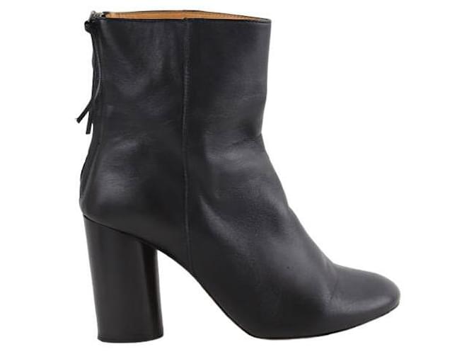 Isabel Marant Botas de cuero Negro  ref.1388209