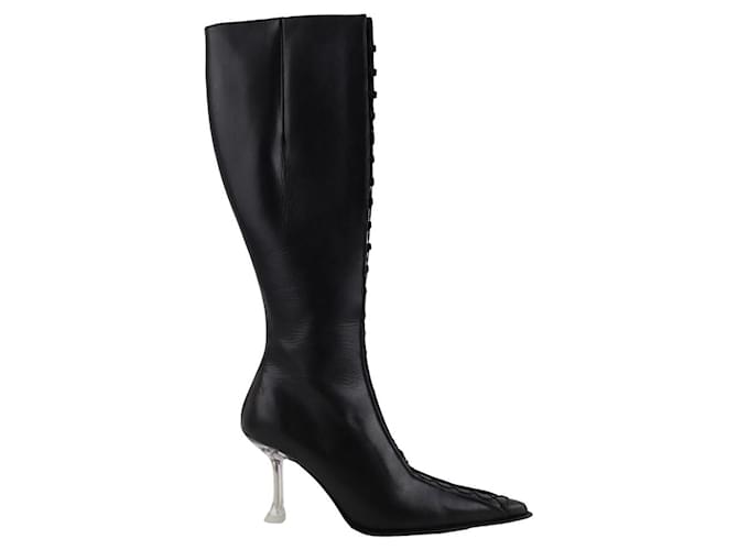 Autre Marque Aline leather boots Black  ref.1388210