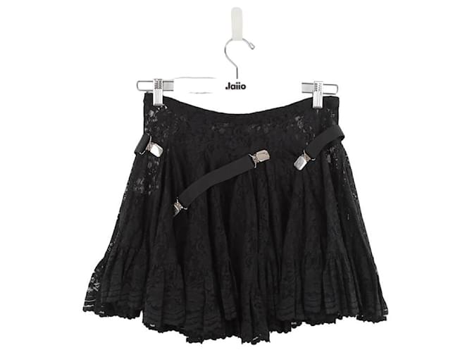 Dolce & Gabbana Black mini skirt Polyester  ref.1388214