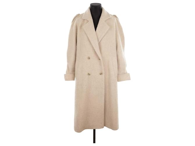 American Vintage Abrigo de lana Beige  ref.1388215