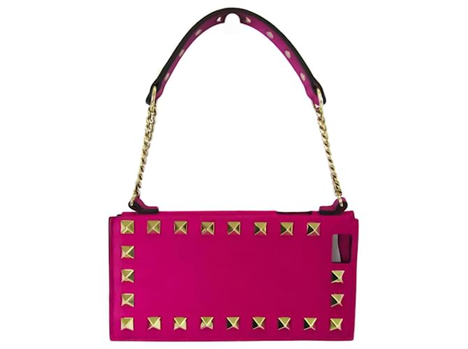 Valentino Garavani Rockstud Pink Leder  ref.1388248