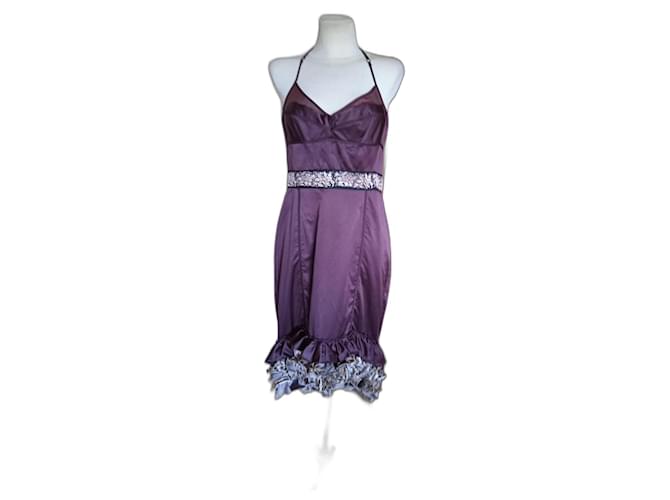Just Cavalli Robes Polyester Violet  ref.1388258