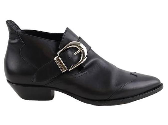 Roseanna Leather boots Black  ref.1388276
