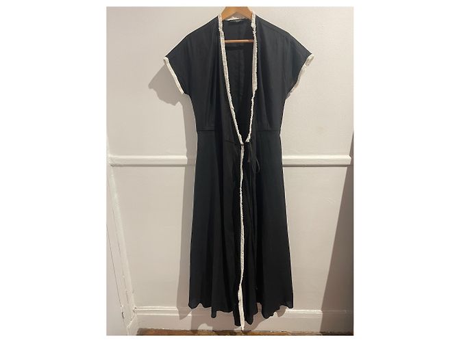 MAX MARA Jacken T.International M Leinen Schwarz