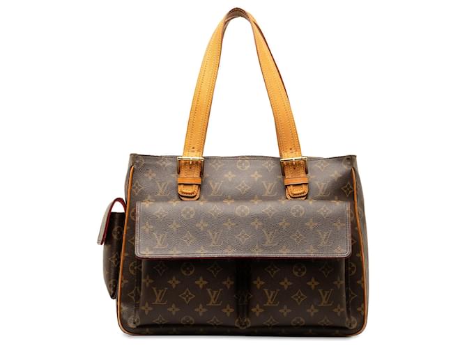 Brown Louis Vuitton Monogram Multipli-Cite Tote Bag Cloth  ref.1388372