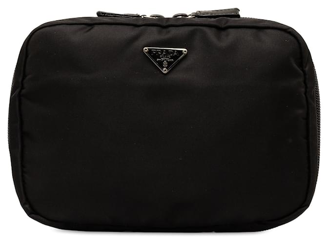 Bolsa Prada Vela Preta Preto Sintético  ref.1388401