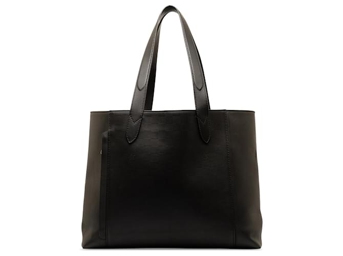 Black Louis Vuitton Damier Infini Cabas Voyage Tote Bag Leather  ref.1388549