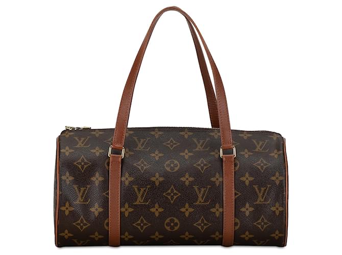 Brown Louis Vuitton Monogram Papillon 30 Handbag Leather  ref.1388810