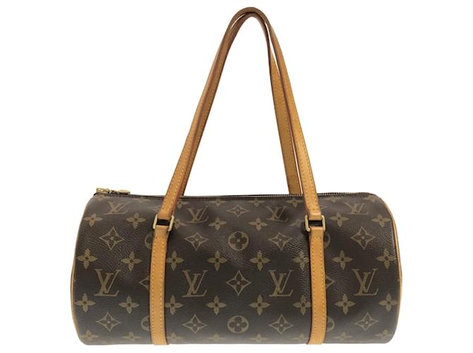 Brown Louis Vuitton Monogram Papillon 30 Handbag Leather  ref.1388816