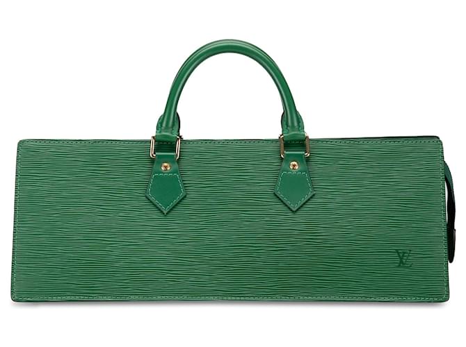 Bolsa Triângulo Louis Vuitton Epi Sac Verde Couro  ref.1388829