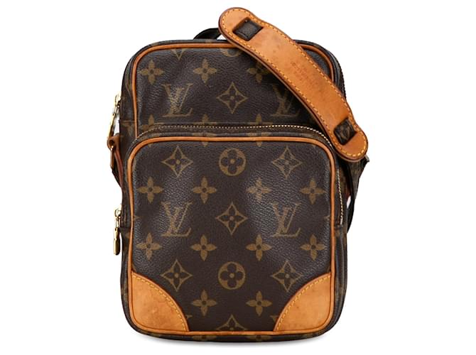 Brown Louis Vuitton Monogram Amazone Crossbody Bag Leather  ref.1388956