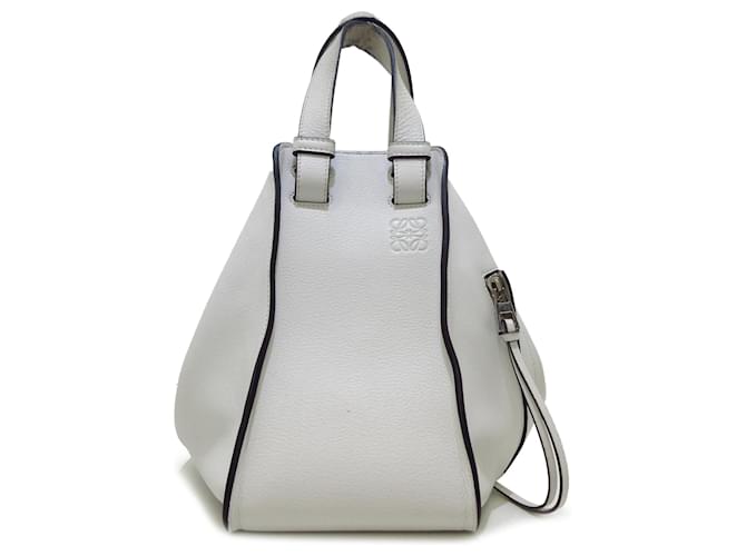 White LOEWE Small Hammock Bag Satchel Leather  ref.1388960