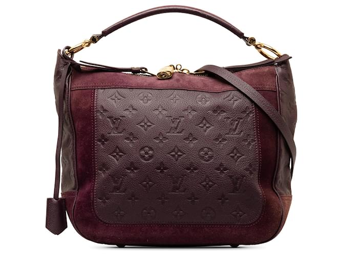 Purple Louis Vuitton Monogram Empreinte Audacieuse PM Satchel Leather  ref.1388974