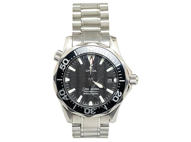 Relógio profissional Seamaster automático em aço inoxidável prateado OMEGA Prata  ref.1388977