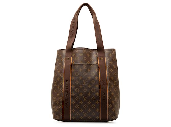 Brown Louis Vuitton Monogram Cabas Beaubourg Tote Bag Cloth  ref.1389021