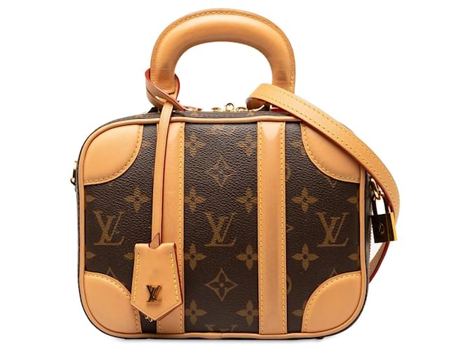 Bolso satchel BB con monograma Valisette de Louis Vuitton marrón Castaño Cuero  ref.1389023