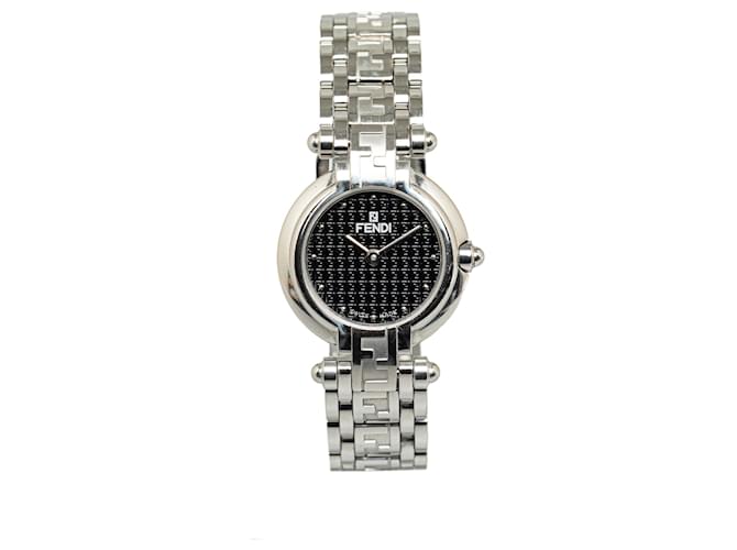 Reloj Fendi plateado de cuarzo y acero inoxidable 750L Plata  ref.1389027