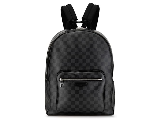Black Louis Vuitton Damier Graphite Josh Backpack Cloth  ref.1389093