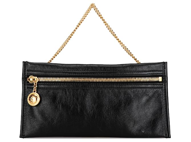 Black Gucci Rajah Leather Pouch  ref.1389100
