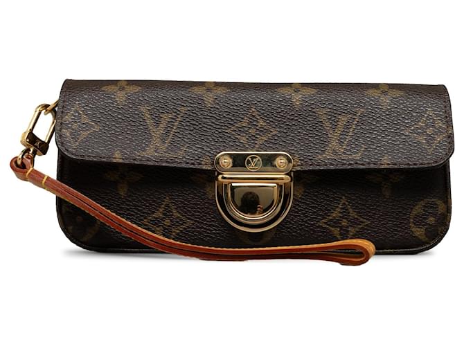 Étui à lunettes marron Louis Vuitton Monogram Pochette Lagoon Cuir  ref.1389218