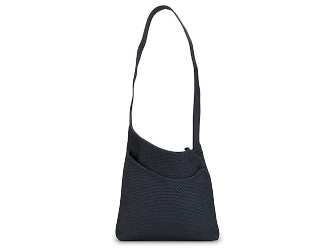 Navy Hermès Sac de Pansage Crossbody Navy blue Cloth  ref.1389263