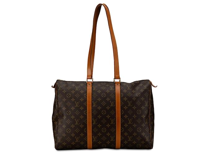 Bolsa de viaje Louis Vuitton Monogram Sac Flanerie 45 marrón Castaño Cuero  ref.1389490