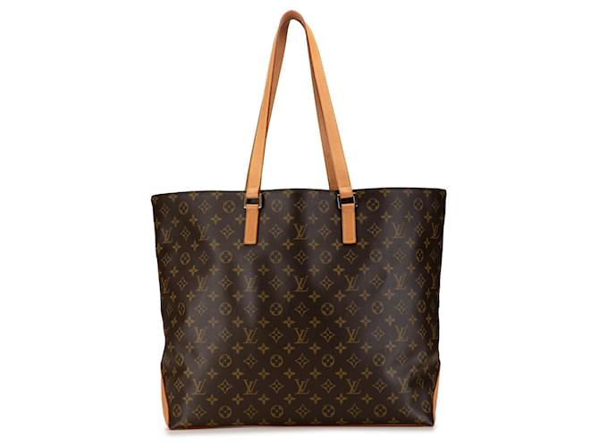 Braune Cabas Alto-Einkaufstasche mit Louis Vuitton-Monogramm Leder  ref.1389556
