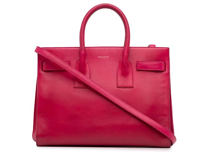 Pink Saint Laurent Small Sac De Jour Satchel Leather  ref.1389577