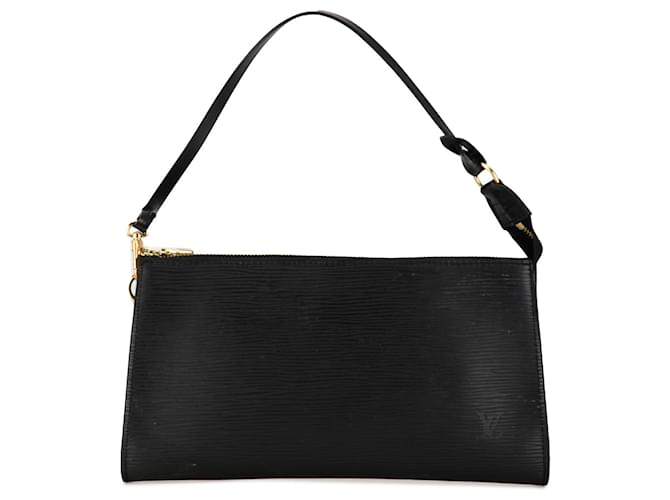 Black Louis Vuitton Epi Pochette Accessoires Shoulder Bag Leather  ref.1389782